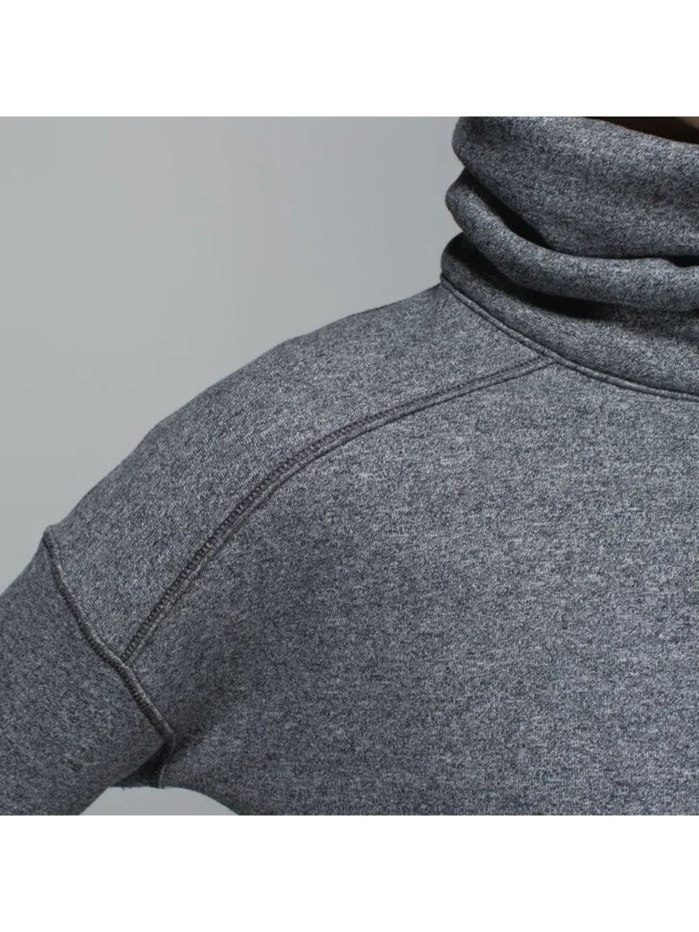 Lululemon Hug It Out Jacket Heathered Speckled Black